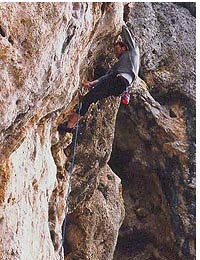 Stig Amundsen under Castell d'Alaró © Ivar Vatne 1995